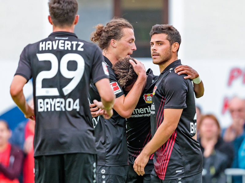 Im Fokus bei Bayer und Trainer Heiko Herrlich: Leverkusens Offensivspieler Kevin Volland.