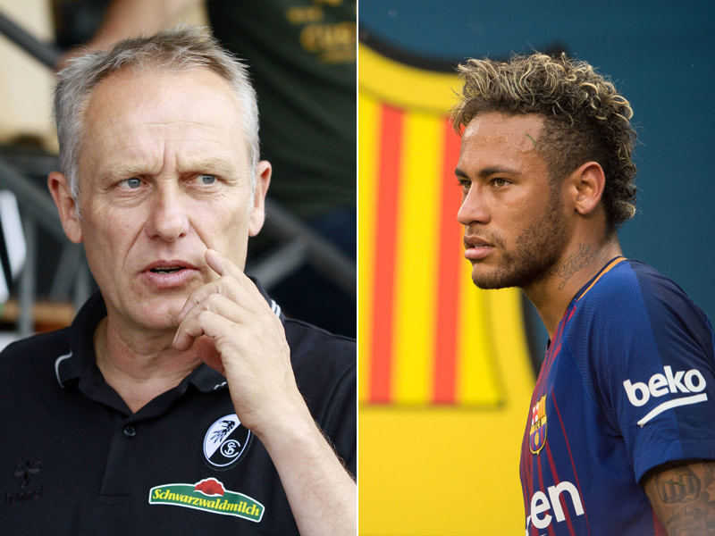 "Es ist nicht böse, wenn man mehr Geld will. Es ist irreal": Christian Streich über Neymar.