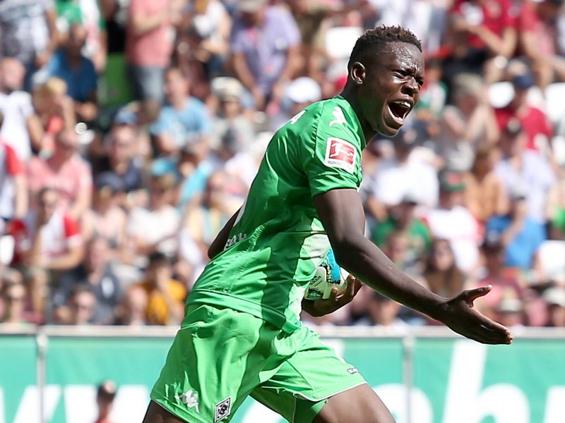 Premierentreffer in der Bundesliga: Mönchengladbachs Neuzugang Denis Zakaria.