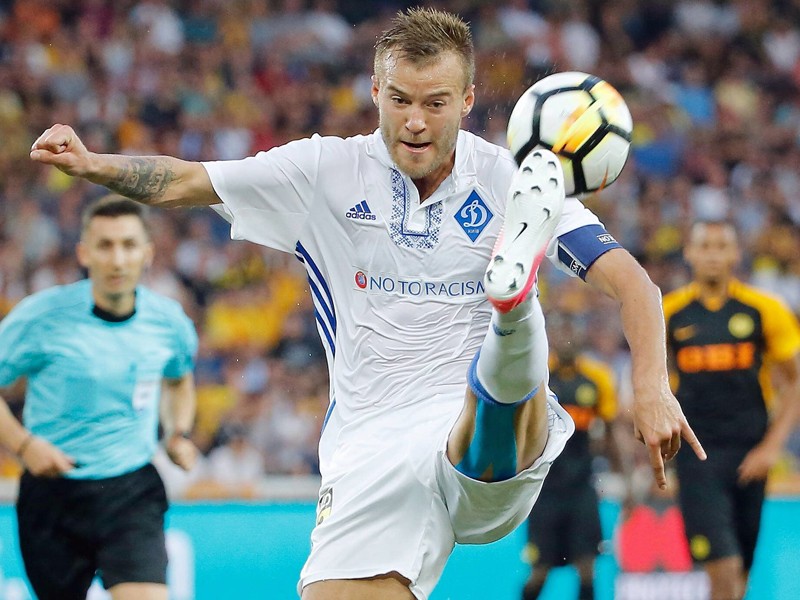 Soll sich bereits in Dortmund zum Medizincheck befinden: Kiews Außenstürmer Andriy Yarmolenko.