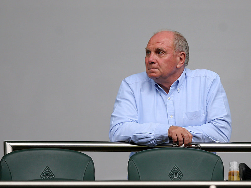 "Immer nur eine Mannschaft kann die Champions League gewinnen": Bayern-Präsident Uli Hoeneß.