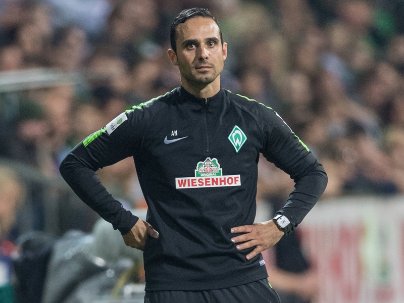 Die Luft im Tabellenkeller wird dünner: Werder-Coach Alexander Nouri.