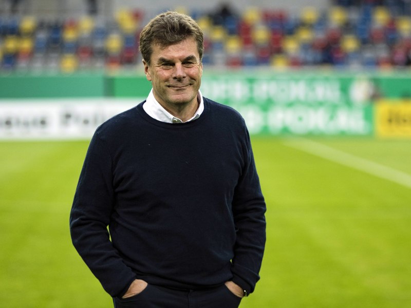Will mit seiner Mannschaft nun zu Hause nachlegen: Gladbachs Coach Dieter Hecking.