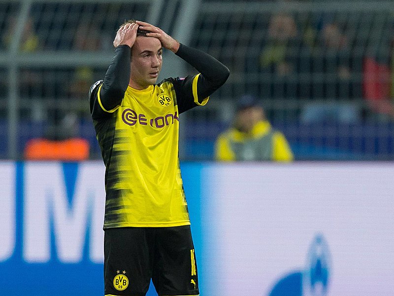 1:2 nach 1:0: BVB-Profi Mario Götze konnte den Leistungseinbruch in Abschnitt zwei im Duell mit Tottenham nicht erklären.