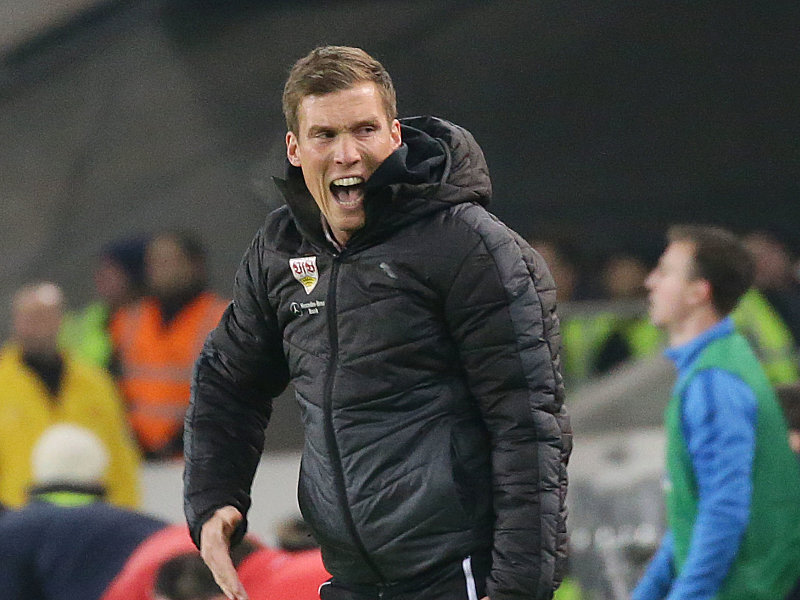 War mit dem Auftritt seiner Mannschaft nicht zufrieden: VfB-Coach Hannes Wolf.