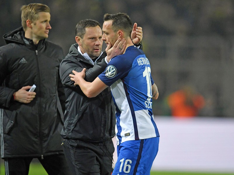 Julian Schieber erhielt ein Extralob von seinem Trainer Pal Dardai.