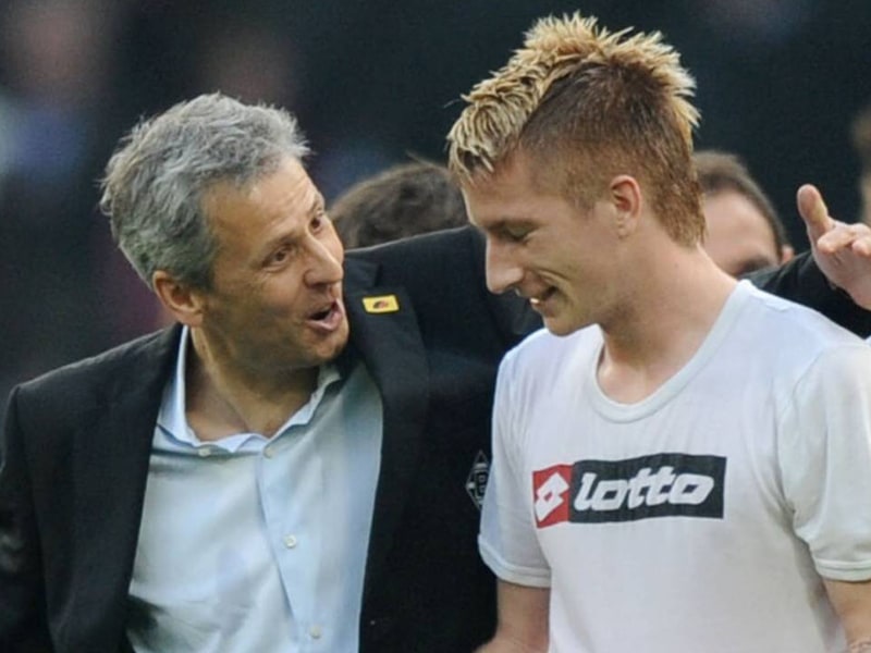 Früher Fohlen, bald beide beim BVB: Lucien Favre und Marco Reus.