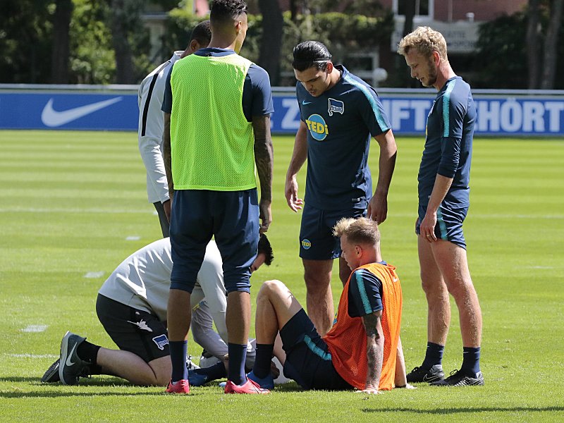Musste am Trainingsplatz behandelt werden: Ondrej Duda.