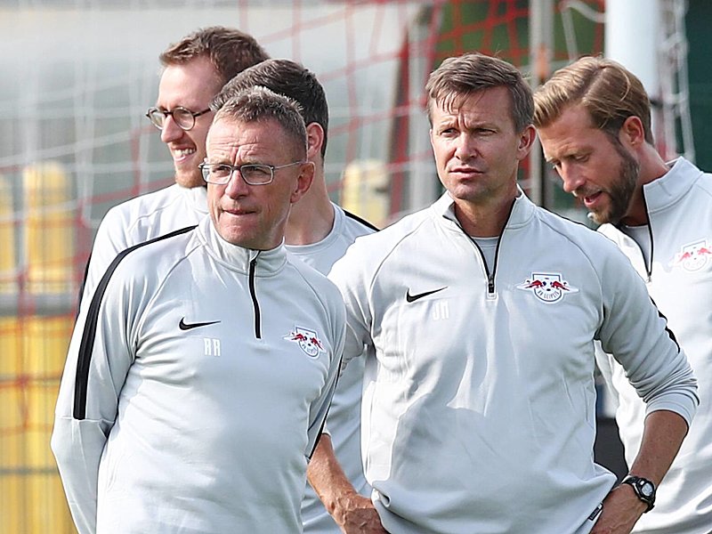 Ralf Rangnick mit Jesse Marsch.