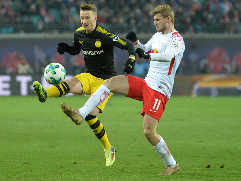 Marco Reus gegen Timo Werner