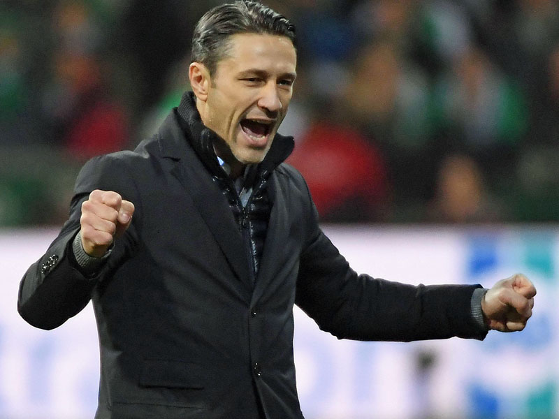 Freute sich über einen späten Sieg: Frankfurts Trainer Niko Kovac.