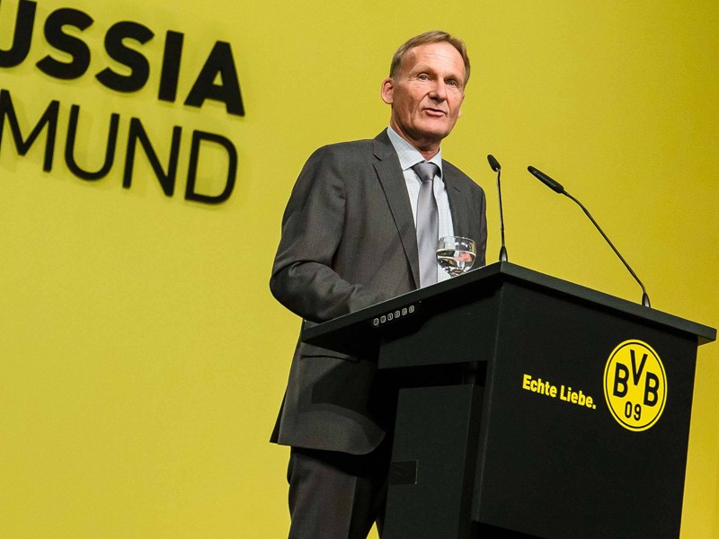 Hielt seine Rede bei der Mitgliederversammlung in einer auffallend emotionalen Tonalität: Hans-Joachim Watzke.