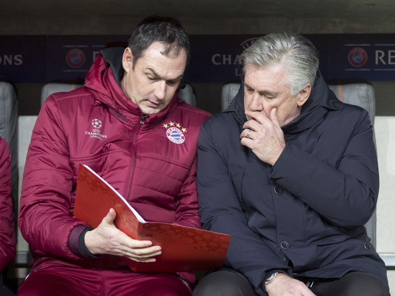 Paul Clement (l.) mit Carlo Ancelotti