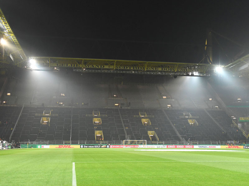 Soll in einem Spiel leer bleiben: die Südtribüne in Dortmund.