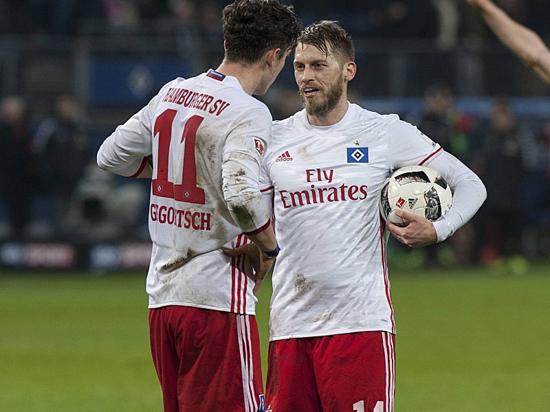 Michael Gregoritsch (links) und Aaron Hunt