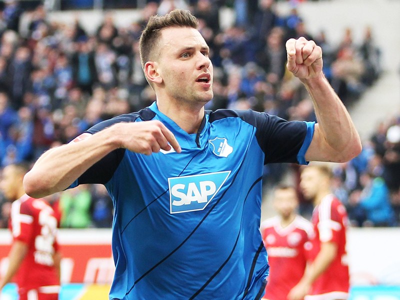 Doppelpack: Adam Szalai traf zweimal für Hoffenheim gegen Ingolstadt.