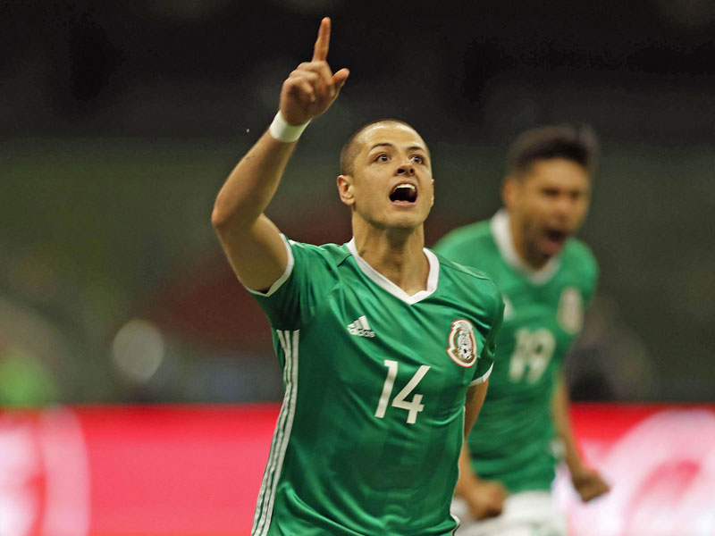 Leverkusens treffsicherer Mexikaner: Chicharito.