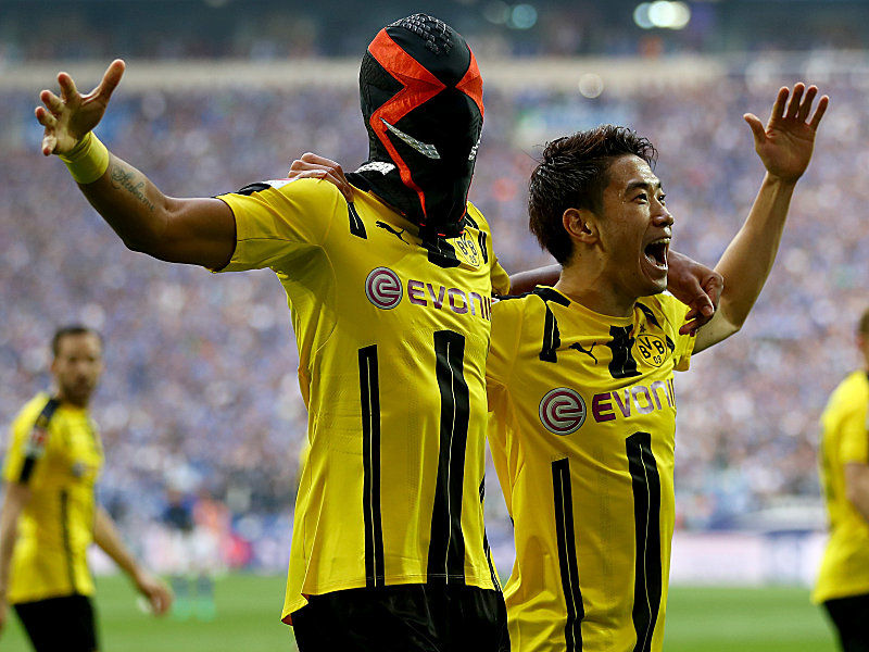 Pierre-Emerick Aubameyang, Shinji Kagawa