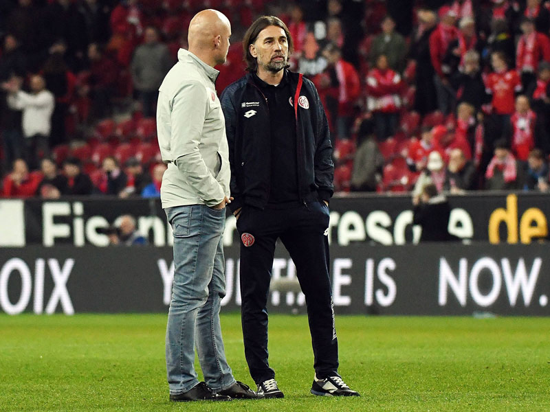 Rouven Schröder (li.) und Martin Schmidt