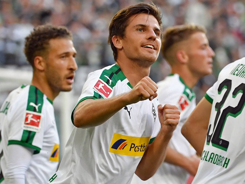 Fühlt sich pudelwohl im neuen System: Gladbachs Mittelfeldmann Jonas Hofmann.