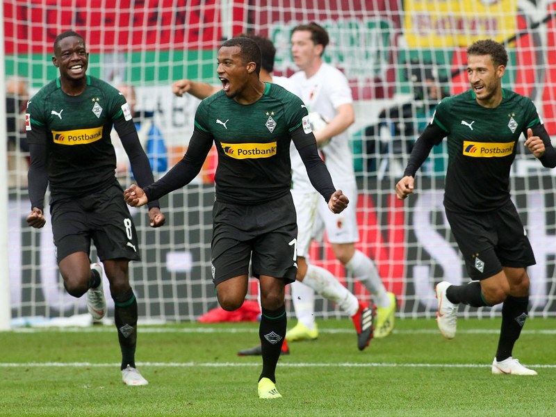 Einmal erfolgreich: Gladbachs Neuzugang Alassane Plea.