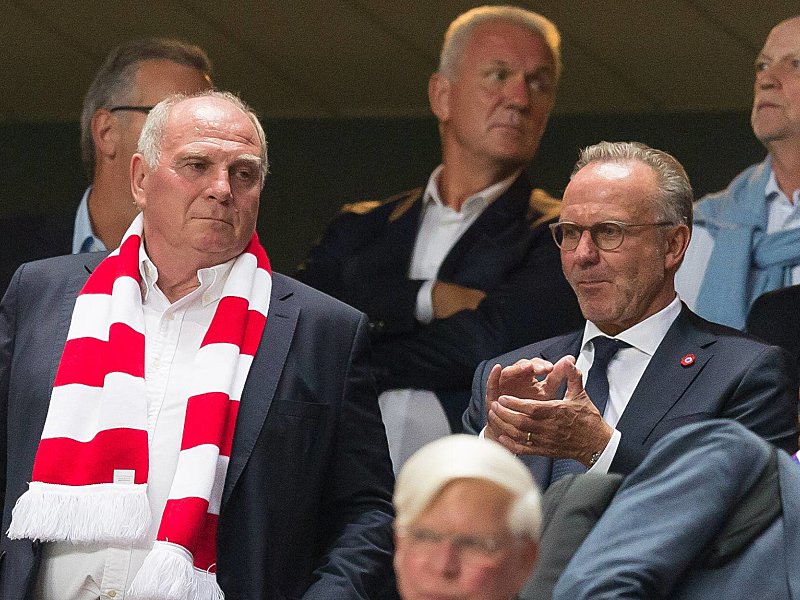 Präsident Uli Hoeneß und Vorstandschef Karl-Heinz Rummenigge.