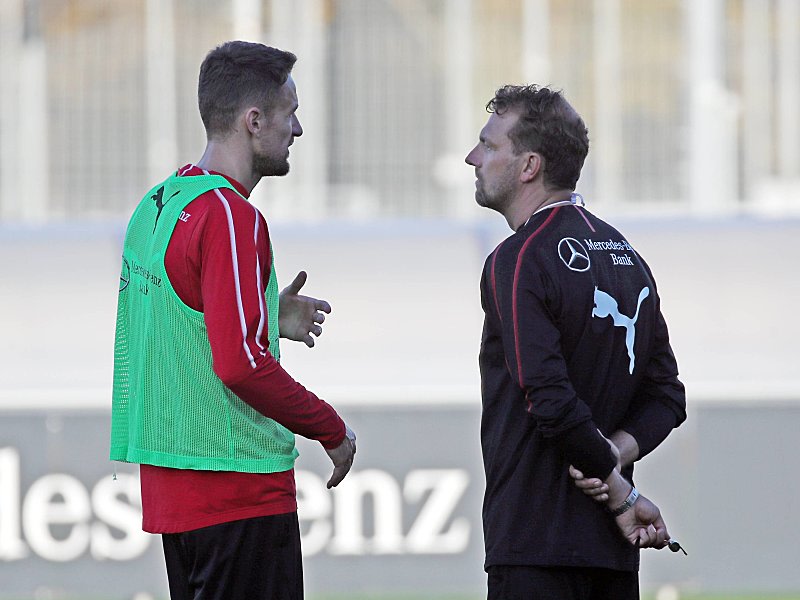 Kapitän Christian Gentner und Markus Weinzierl