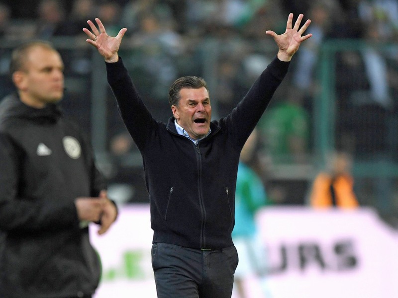 Gladbachs Trainer Dieter Hecking