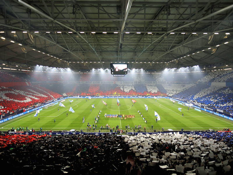 Die Schalker und Nürnberger Fans