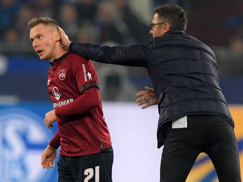 Federico Palacios und Michael Köllner, 1. FC Nürnberg