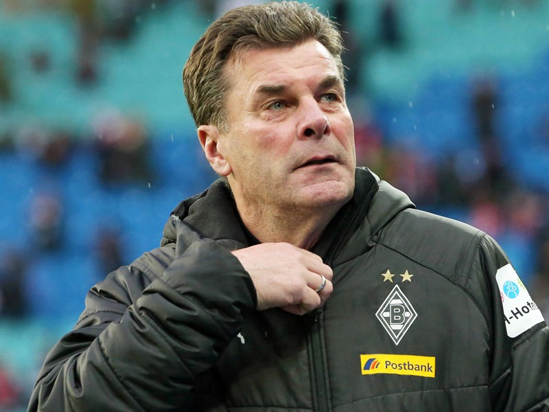 "Offensiv haben wir zu wenige Lösungen gefunden": Gladbachs Trainer Dieter Hecking.