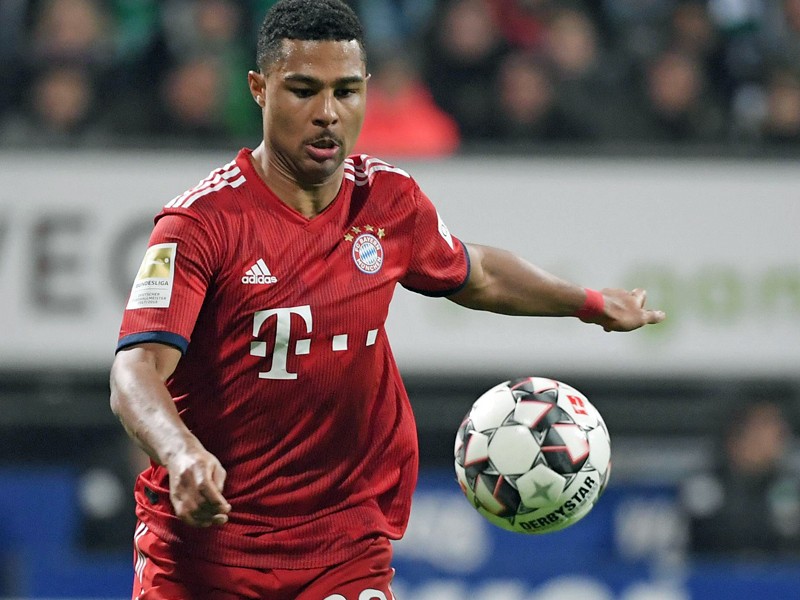 Blendend aufgelegt: Bayern Münchens Serge Gnabry.