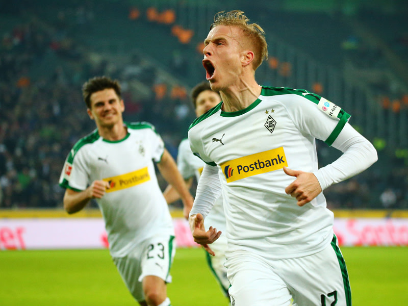 Rekordmann: Oscar Wendt traf bei seinem 184. Bundesligaspiel für die Borussia.