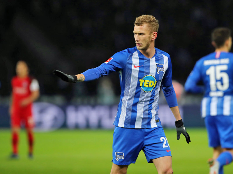 Er spielt nur noch ein halbes Jahr für die Hertha: Urgestein Fabian Lustenberger.
