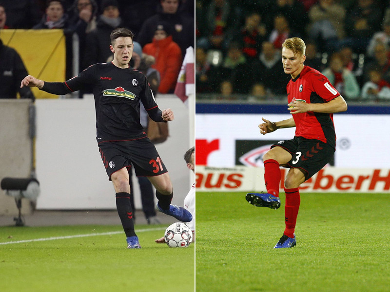 Keven Schlotterbeck (li.) und Philipp Lienhart