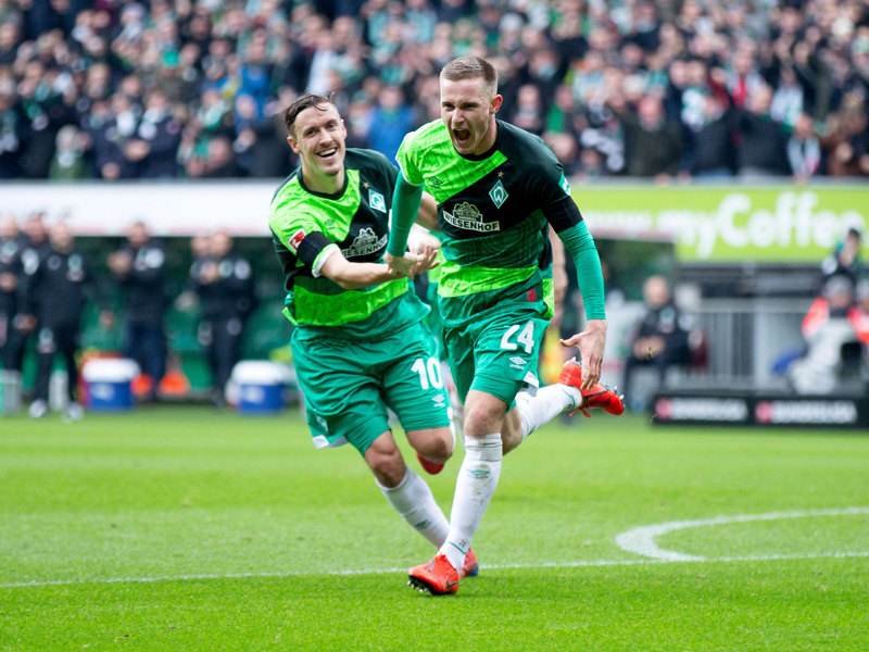 Johannes Eggestein und Max Kruse (l.)