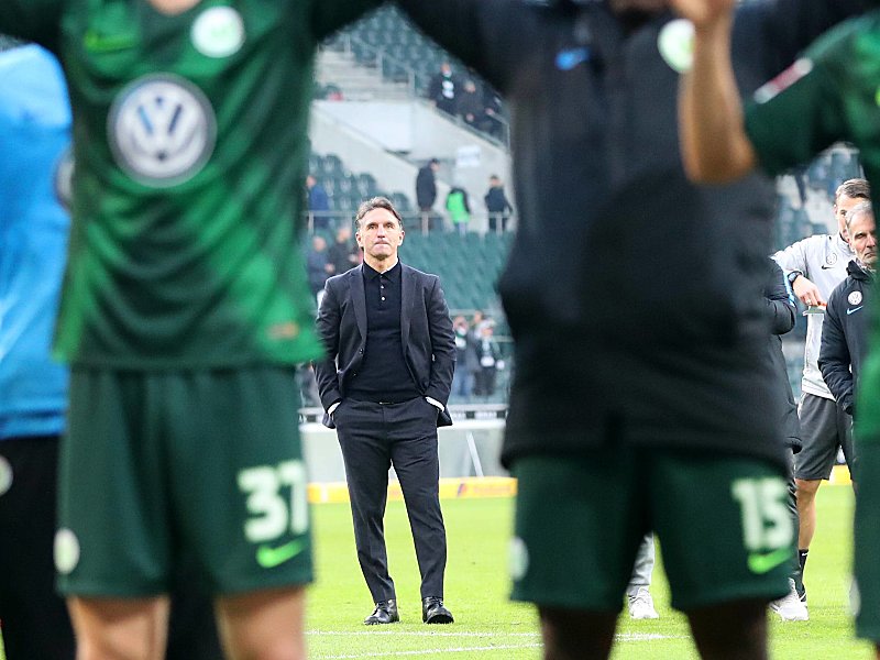 Wolfsburgs Trainer Bruno Labbadia