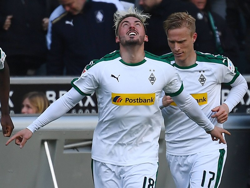 Lange hat es gedauert: Josip Drmic nach seinem Treffer zum 2:2.