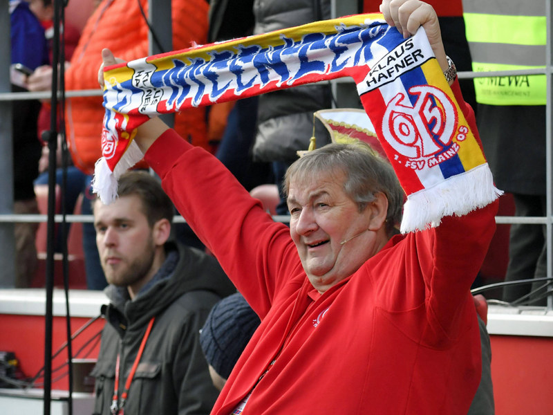Ur-Mainzer: Klaus Hafner feiert nach 30 Jahren als Stadionsprecher des 1. FSV Mainz 05 seinen Abschied.