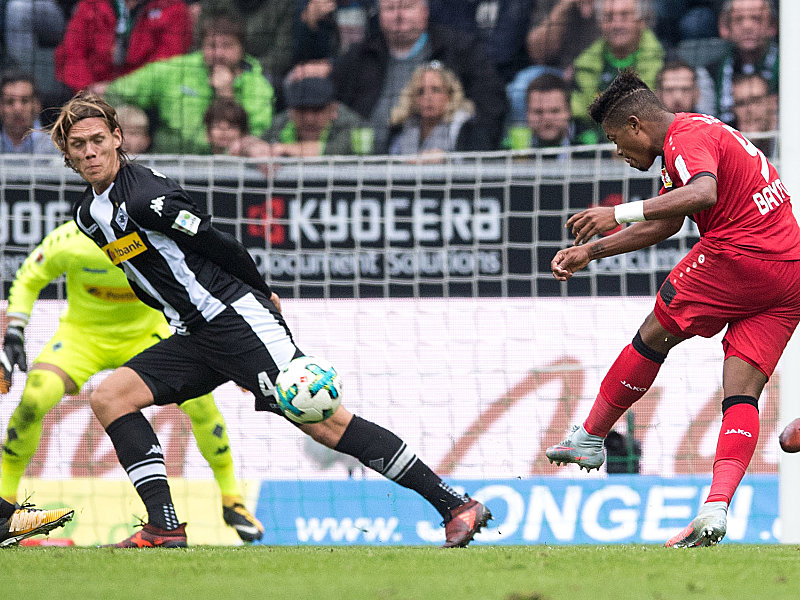 Jannik Vestergaard (li.), Leon Bailey