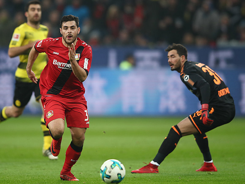 Vorbeigestürmt: Kevin Volland (li.) auf dem Weg zum 1:0.