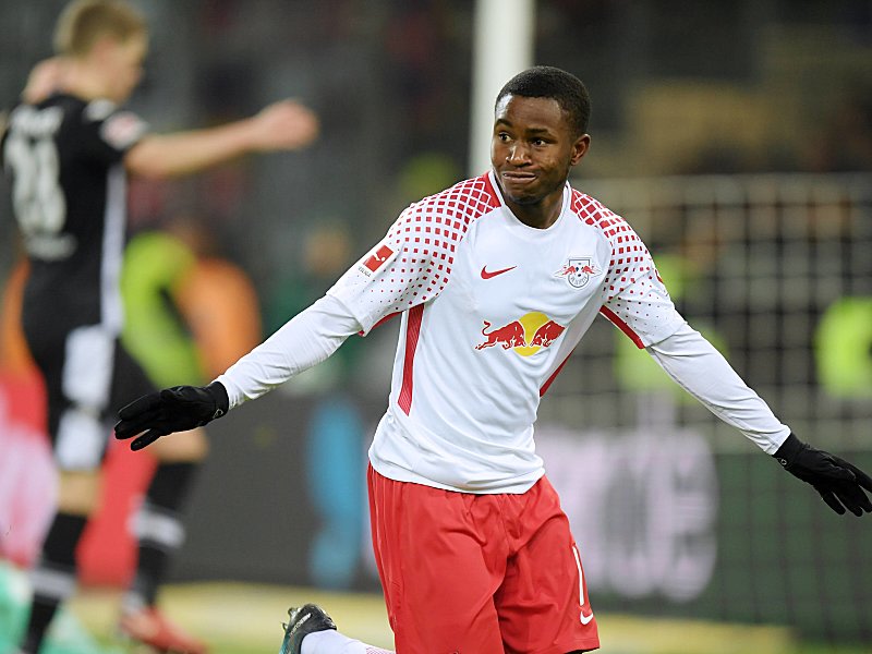 Ademola Lookman kam, traf und siegte mit seinem neuen Klub RB Leipzig.