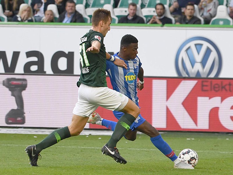Erstes Tor beim Startelfdebüt in der Bundesliga: Javairo Dilrosun (re.).
