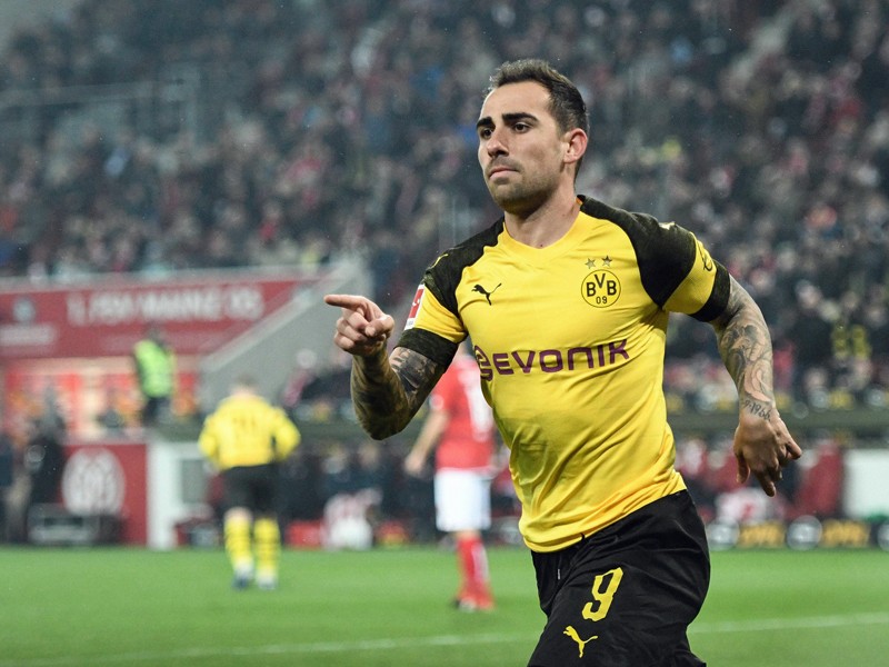Der Super-Joker stach nur zwei Minuten nach seiner Einwechslung: BVB-Angreifer Paco Alcacer.
