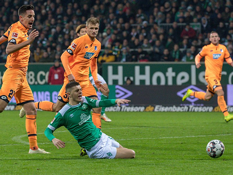 So nah und doch so fern: Der eingewechselte Milot Rashica verpasste den Siegtreffer mehrfach.