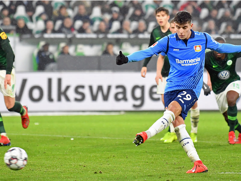 Eiskalt verwandelt: Kai Havertz trifft vom Elfmeterpunkt.