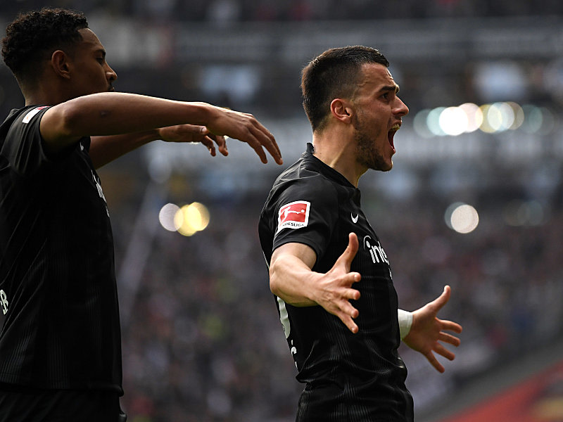 Sebastien Haller und Filip Kostic