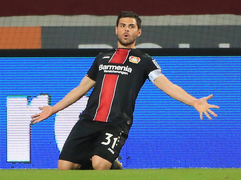 Gab die postwendende Antwort auf den frühen Rückstand: Leverkusens Kevin Volland.