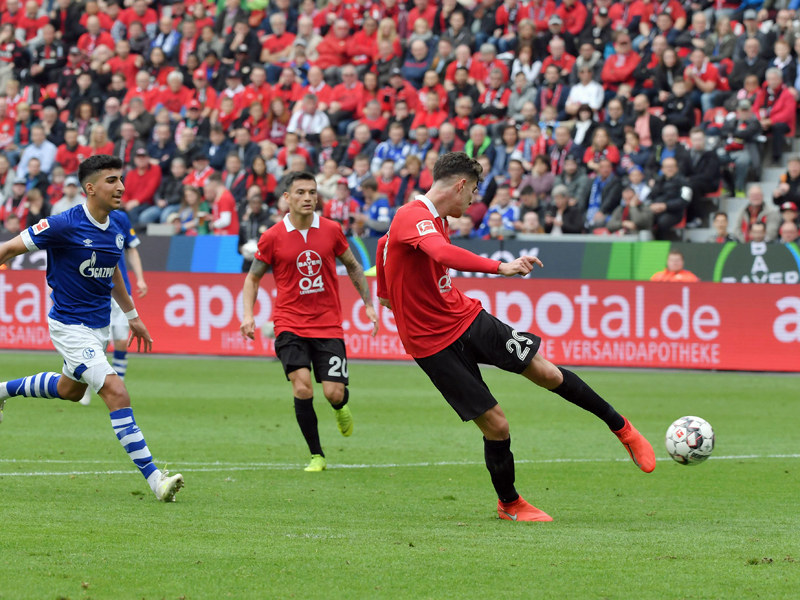 Am Ende zu wenig: Das 1:0 für Bayer, das Kai Havertz nach einer guten halben Stunde erzielte.