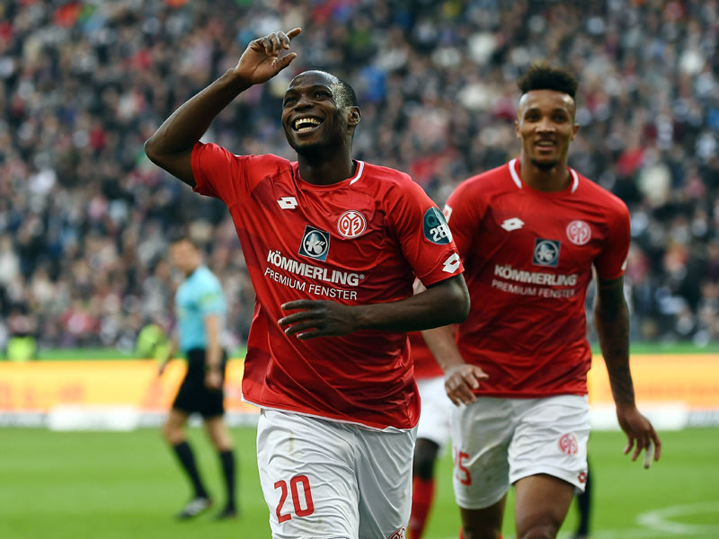 Doppelpack: Der Mainzer Angreifer Anthony Ujah beendete in Frankfurt seine Durststrecke.